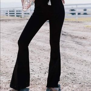 NWOT Janis Bell Botton Jean Black